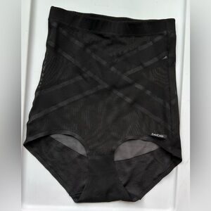 Bebe Woman’s Power Mesh Microfiber Shapewear Hi-Waist Brief Firm Control
